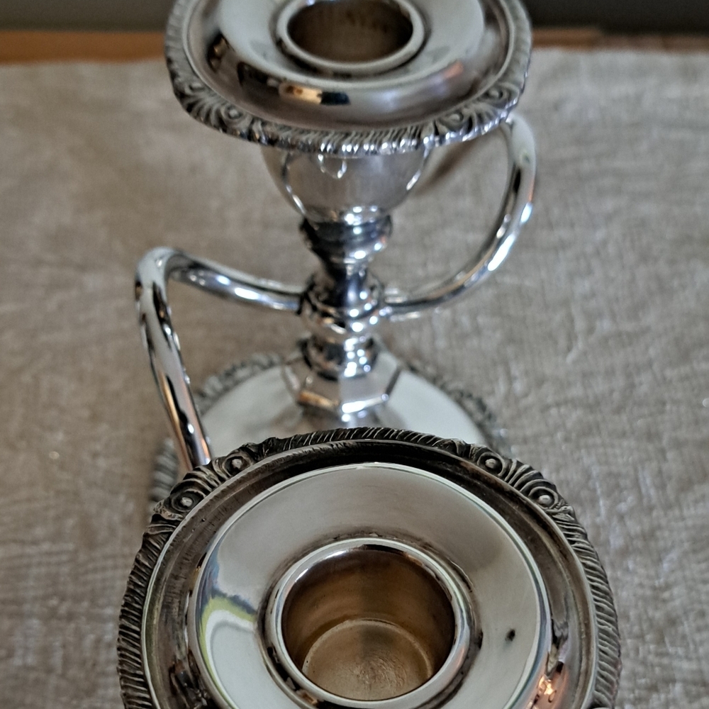 Benedict Proctor Vintage Silver Candelabra - Picture 4 of 5
